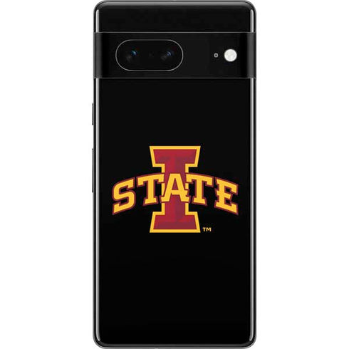 Iowa State University Primary Logo Black Pixel Skins